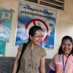 from-left-channe-suy-instedd-product-manager-with-mrs-pon-vichet-midwife-of-health-center-kbal-koh