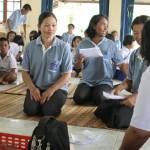 a-village-health-care-volunteer-sharing-her-dengue-reporting-findings