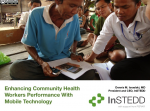 Enhancing Community Health Worker Performance With Mobile Technology